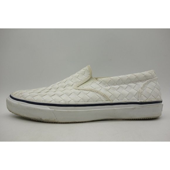 Sperry Top Sider White Woven Casual Slip on Loafers Shoes Men\'s 11.5 M main image 11